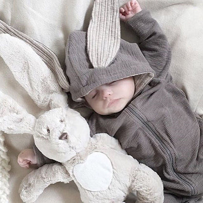 Cozy Bunny Baby Rompers